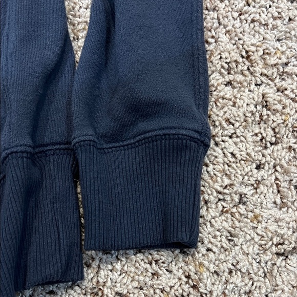 Abercrombie & Fitch Navy Sweatshirt with White Logo - Picture 6 of 10